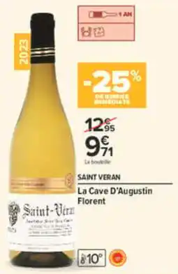 Carrefour La Cave D'Augustin Florent Saint-Vern offre