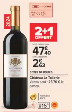Carrefour Château La Tuilerie offre
