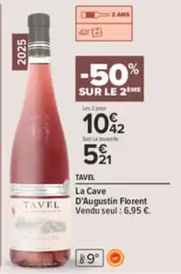 Carrefour La Cave D'Augustin Florent Tavel offre
