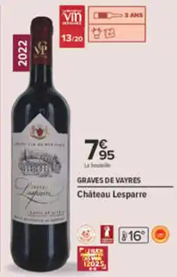 Carrefour Château Lesparre offre