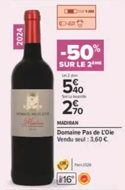 Carrefour Domaine Pas de L'Oie offre