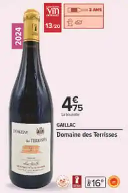 Carrefour Domaine des Terrisses Gaillac offre