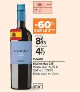 Carrefour Mucho Mas 0.0 offre