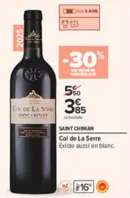 Carrefour COL DE LA SERRE offre