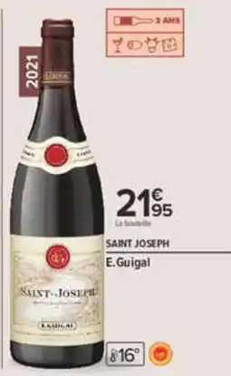 Carrefour E.Guigal SAINT JOSEPH offre