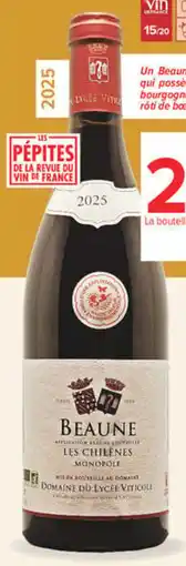 Carrefour Domaine du Lycée Viticole Beaune offre