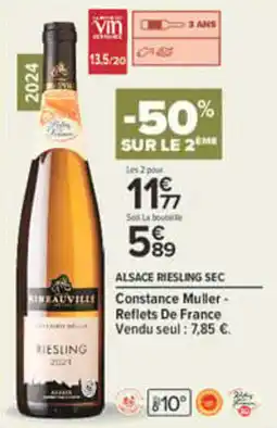 Carrefour Constance Muller Riesling offre