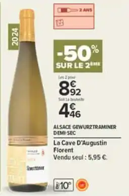 Carrefour La Cave D'Augustin Florent offre