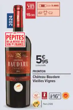 Carrefour Château Baudare offre