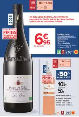 Carrefour Domaine des Pasquier Les Grès offre
