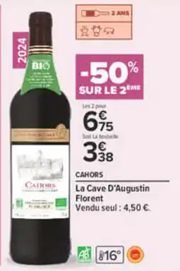 Carrefour La Cave D'Augustin Florent offre