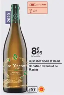 Carrefour Donatien Bahuaud Le Master offre