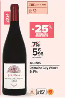 Carrefour Domaine Guy Voluet Et Fils offre