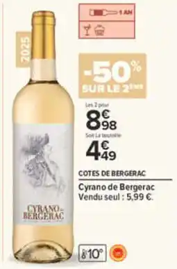 Carrefour Cyrano de Bergerac offre