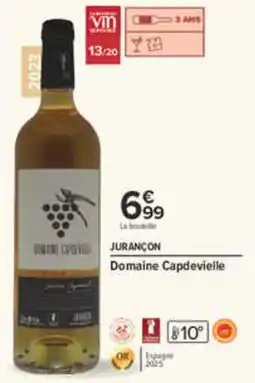 Carrefour Domaine Capdevielle Jurançon offre