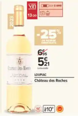 Carrefour Château des Roches offre