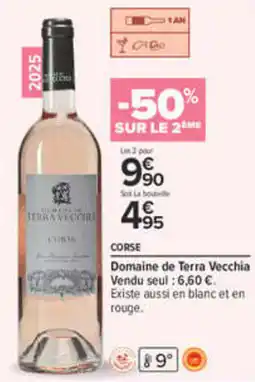 Carrefour Domaine de Terra Vecchia offre
