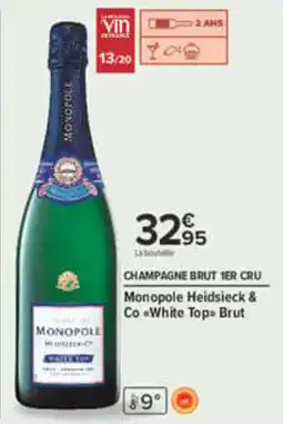 Carrefour Monopole Heidsieck & Co «White Top» Brut offre