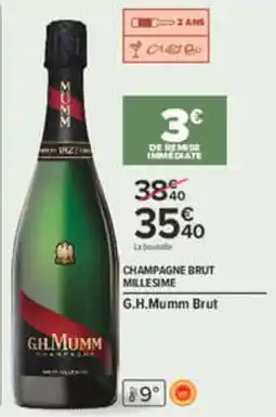 Carrefour G.H.Mumm Champagne offre