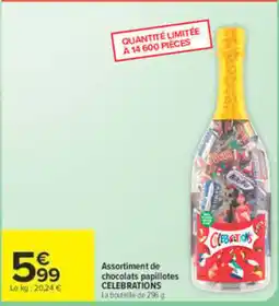 Carrefour CELEBRATIONS Assortiment de chocolats papillotes offre