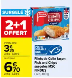 Carrefour FINDUS Fish Chips offre
