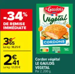 Carrefour LE GAULOIS CORDON VÉGÉTAL offre