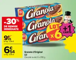 Carrefour LU Granola L'Original offre