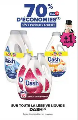 Carrefour Dash lessive liquide offre