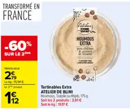 Carrefour ATELIER DE BLINI Tartinables Extra offre