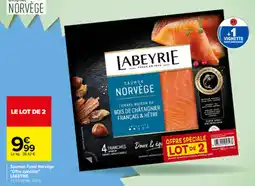 Carrefour LABEYRIE Saumon Fumé Norvège offre