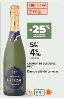 Carrefour Demoiselle de LANEZAC offre