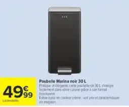Carrefour Poubelle Marina offre