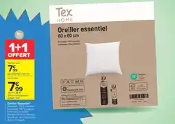 Carrefour Tex HOME Oreiller essentiel offre