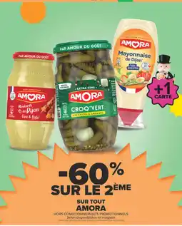 Carrefour Amora moutarde de dijon offre