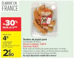 Carrefour POULET PANÉ offre