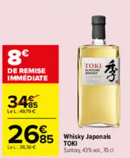 Carrefour TOKI Whisky Japonais offre