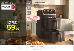 Carrefour FAGOR Air fryer 8 L offre