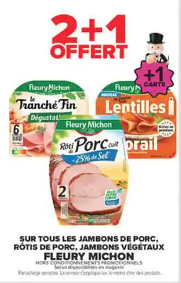 Carrefour Fleury Michon Rôti de Porc cuit offre