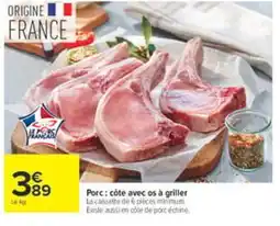 Carrefour Le Porc Français offre