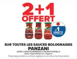 Carrefour PANZANI Sauce bolognaise offre