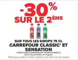 Carrefour Carrefour Classic' et Sensation offre