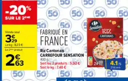 Carrefour Carrefour Sensation Riz Cantonais offre