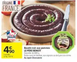 Carrefour LE PÈRE BENOÎT Boudin noir aux pommes offre