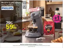 Carrefour Philips machine à café senseo bleu mystique offre