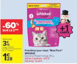 Carrefour WHISKAS Temptations offre