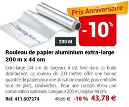 Mathon Rouleau de papier aluminium extra-large offre