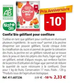 Mathon Natalli Confix'Bio offre