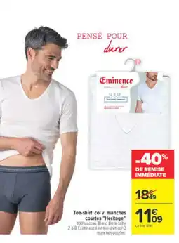 Carrefour Eminence Boxers homme "Business" offre