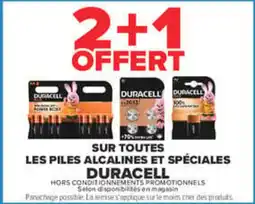 Carrefour Duracell piles alcalines et spéciales offre