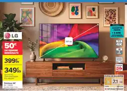 Carrefour LG Téléviseur 4K offre
